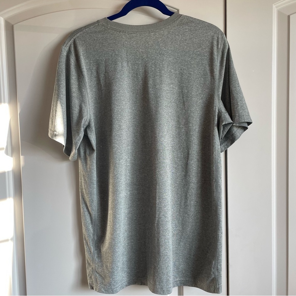 Nike Gray and Green Dri-FIT Tee With Football Graphic - Picture 5 of 6